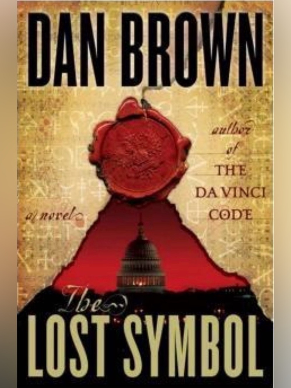 The Lost Symbol novel by Dan Brown hardcover